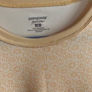 Patagonia Apilene Yellow Floral Long Sleeve